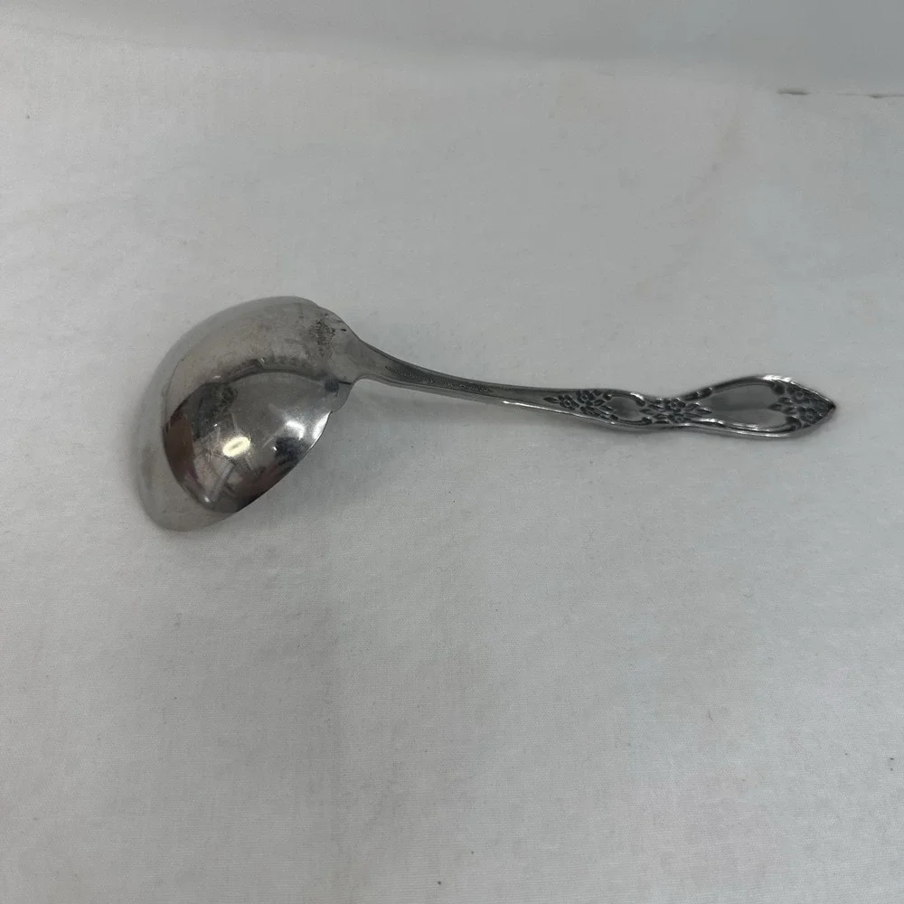 Oneida Gravy Ladle Spoon‎ LTD Wm A Rogers Huntington Deluxe Stainless 7-3/8